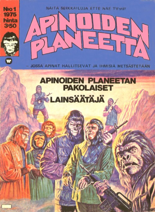 Finnish Planet of the Apes Comics Covers